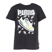 (キッズ)ジュニア エッセンシャル+ ロゴ LAB グラフィック 半袖Tシャツ 684040 01 BLK