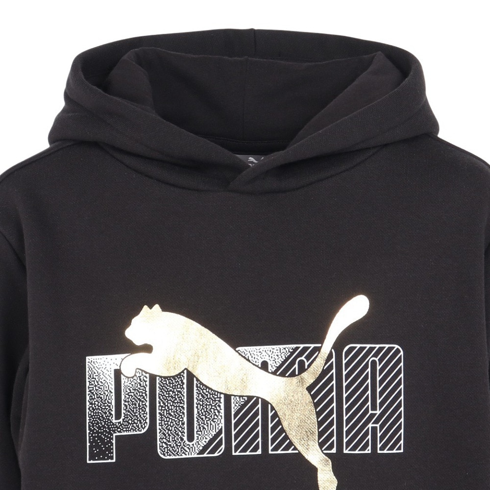 プーマ（PUMA）（キッズ）ジュニア エッセンシャル+ ロゴ LAB フーディ 684074 01 BLK