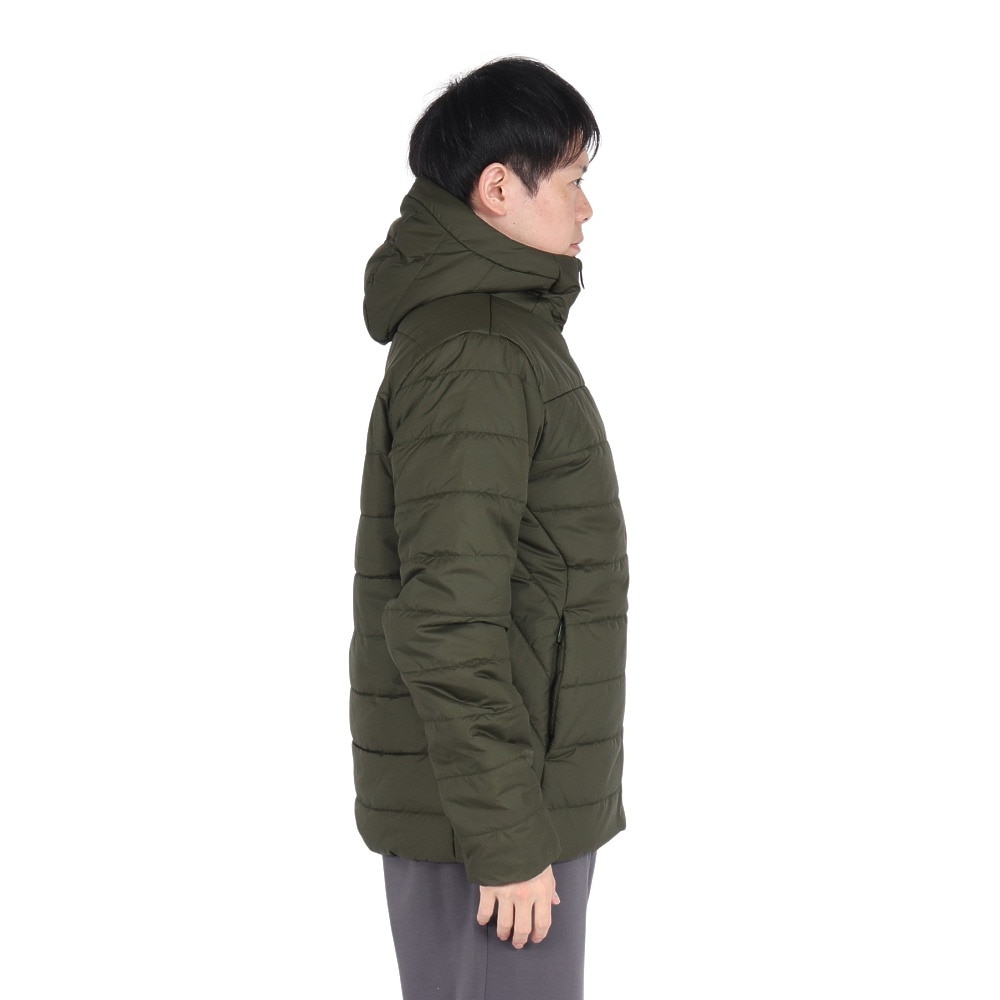 プーマ（PUMA）（メンズ）ESS フーデッド パデットジャケット 672418 70 DGRN