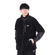 (メンズ)ボアフリース ジャケット X0460AC BLK