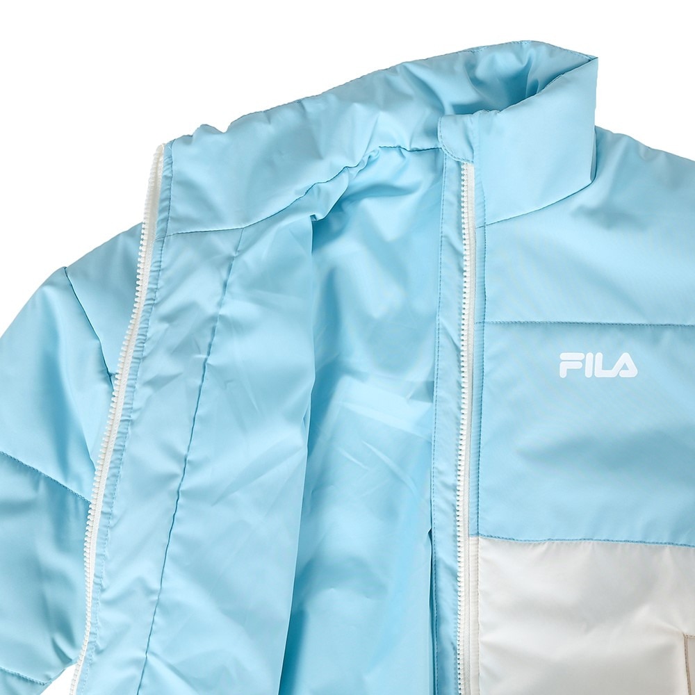 フィラ（FILA）（キッズ）ガールズ 中綿ジャケット 143740-3SAX