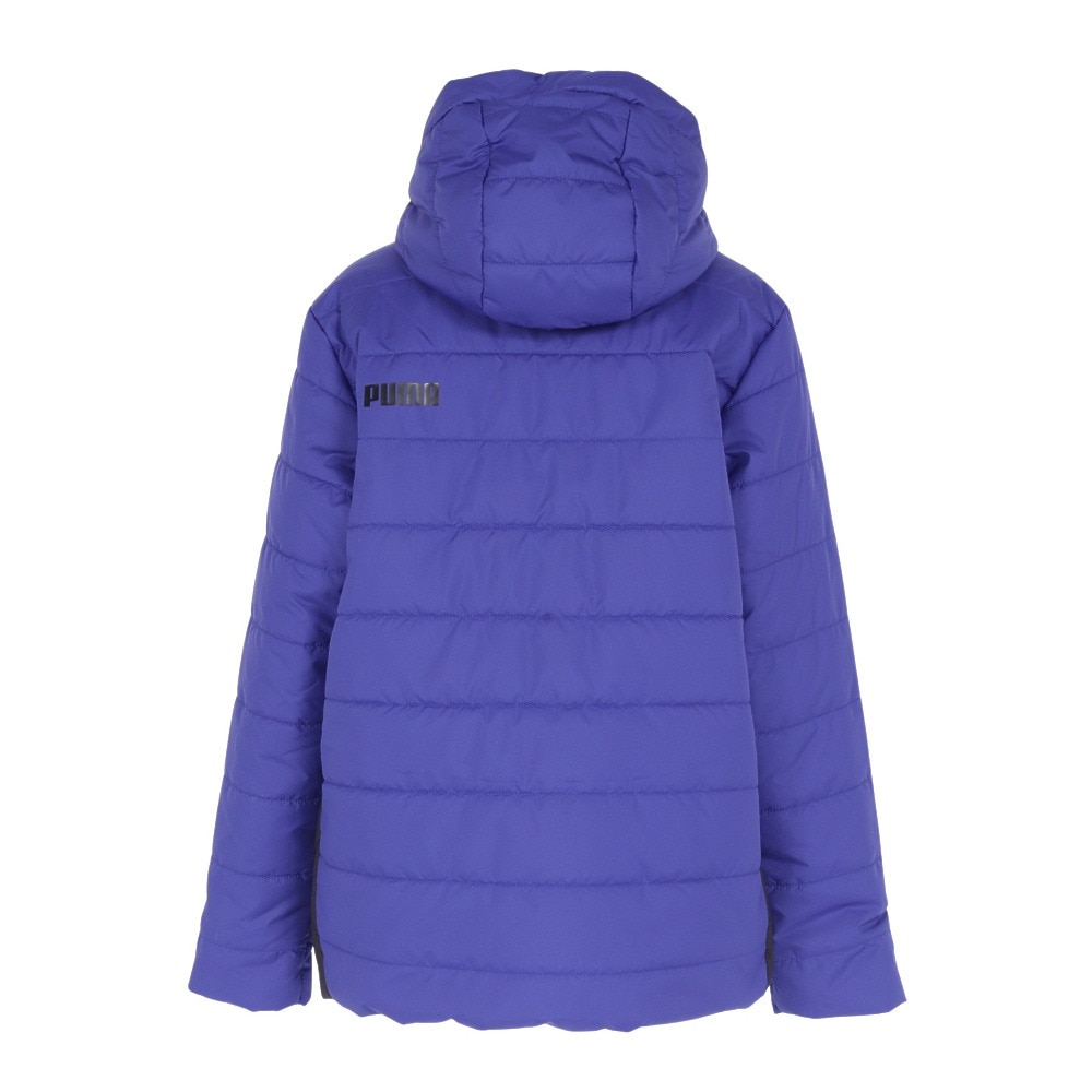 プーマ（PUMA）（キッズ）ジュニア エッセンシャル フーディー パデットジャケット 672663 27 RBLU