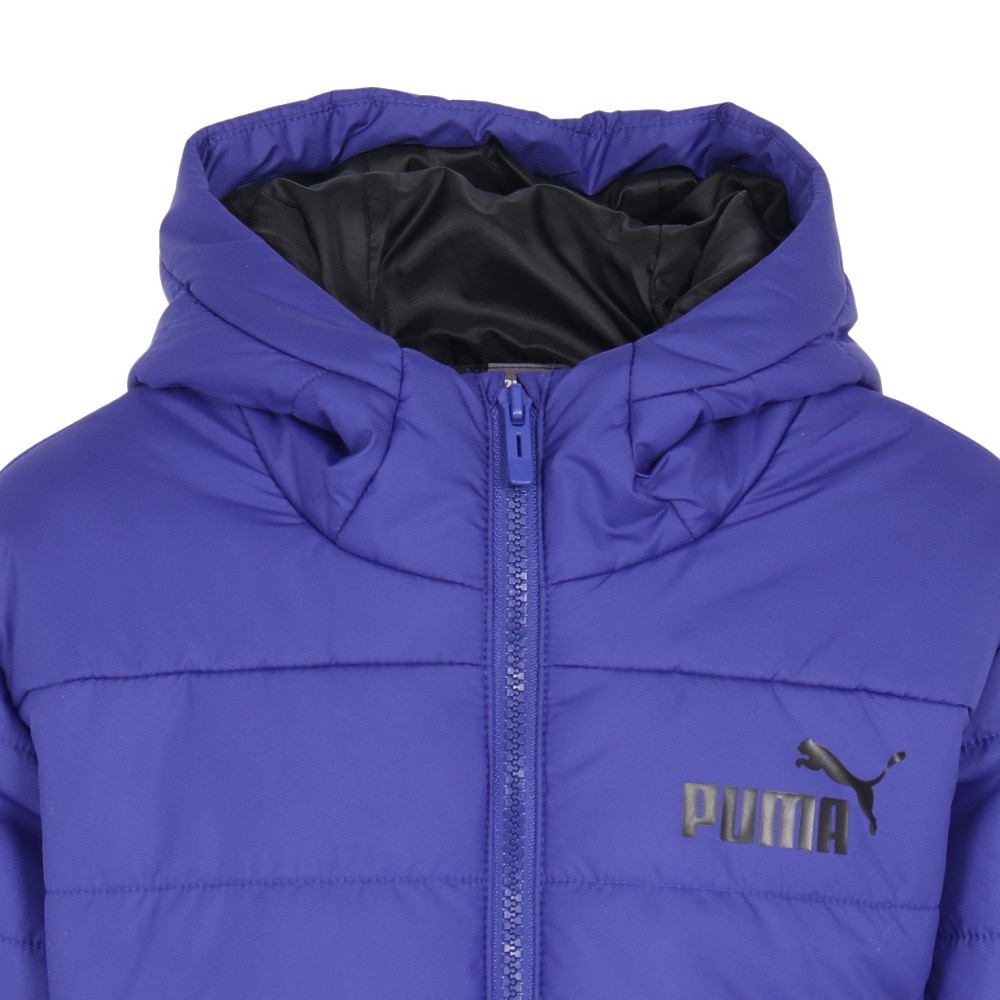 プーマ（PUMA）（キッズ）ジュニア エッセンシャル フーディー パデットジャケット 672663 27 RBLU