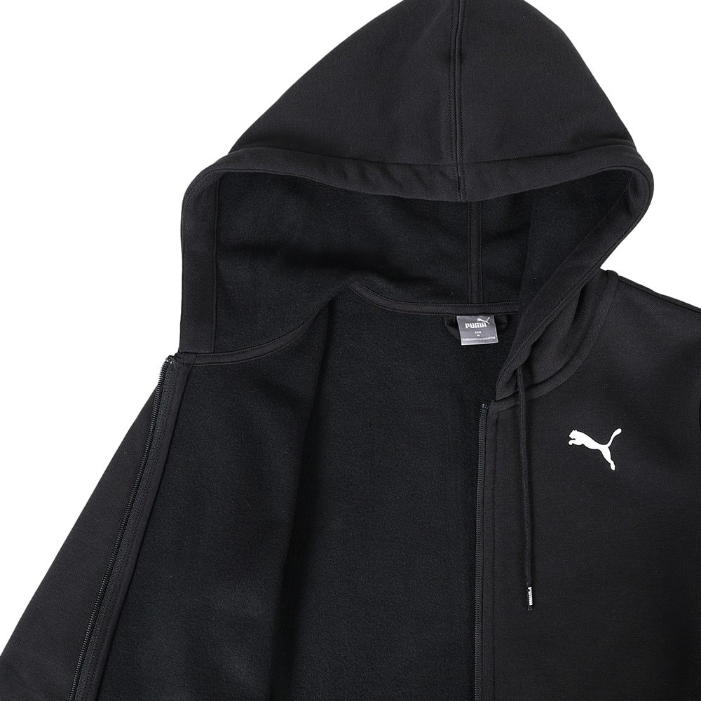 プーマ（PUMA）（レディース）ジャージ 上下セット クラシック フーデッド トリコットスーツ 623329 01 BLK