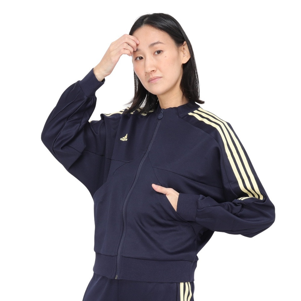 アディダス（adidas）（レディース）ジャージ ジャケット ティロ トラックトップ DTL43-IX3526