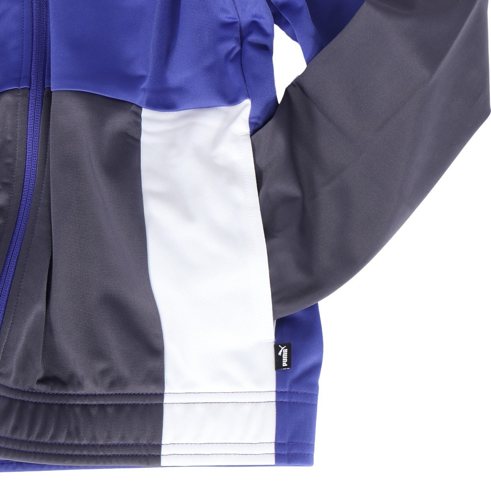 プーマ（PUMA）（キッズ）ジュニア カラーブロック ポリスーツ CL 上下セット 678546 27 RBLU