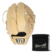 (メンズ、レディース)硬式用グラブ 投手用 野球グローブ 一般 Wilson Staff DUAL DP ブロンド ウィルソン デュアル WBW102283