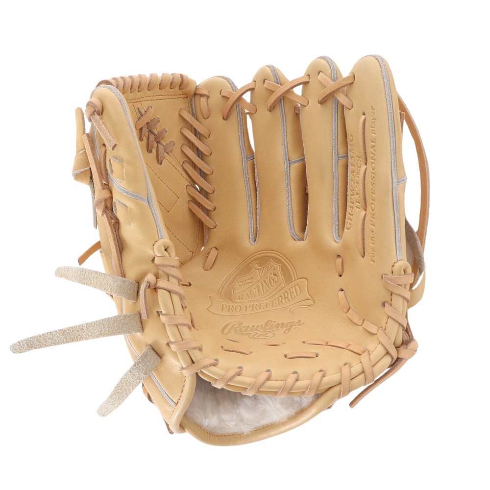 ローリングス（Rawlings）（メンズ）硬式用グラブ 投手用 野球グローブ 一般 プロプリウィザード キャメル GH4PW2A15MG-CAM