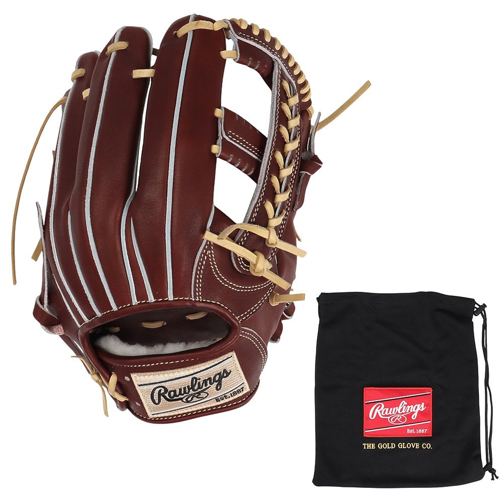 ローリングス（Rawlings）（メンズ）硬式用グラブ 投手用 野球グローブ 一般 HOH ジャパン GH5FHJK54-BUR