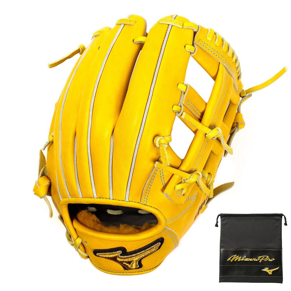 野球 硬式 グラブ ミズノプロ MADE IN HAGA 内野手用 1AJGH79913 47 B 収納袋付