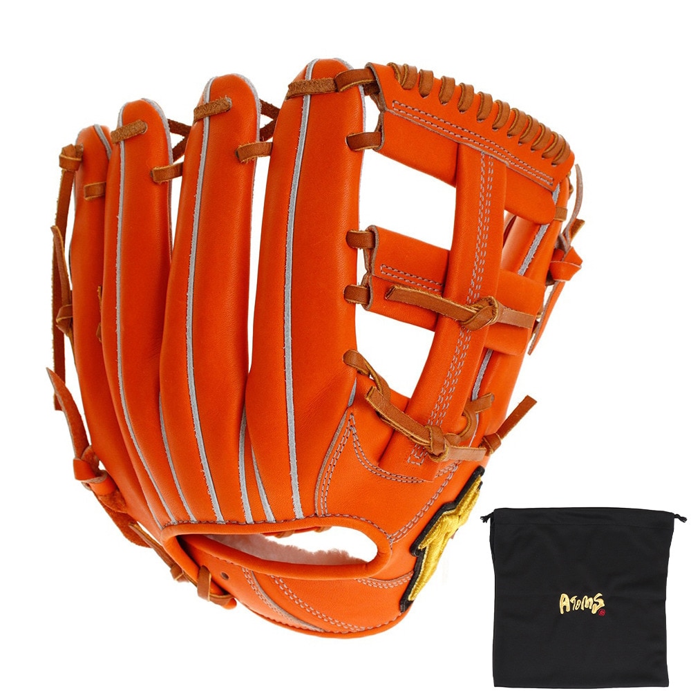  野球 硬式 グラブ 内野手用 AGL-601X19 収納袋付