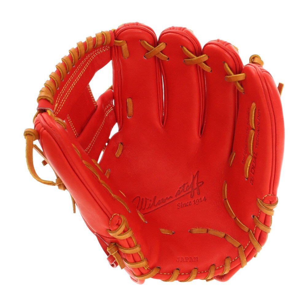 ウイルソン（Wilson）（メンズ）硬式用グラブ 内野手用 Wilson Staff デュアル 86 WTAHWU86H 22