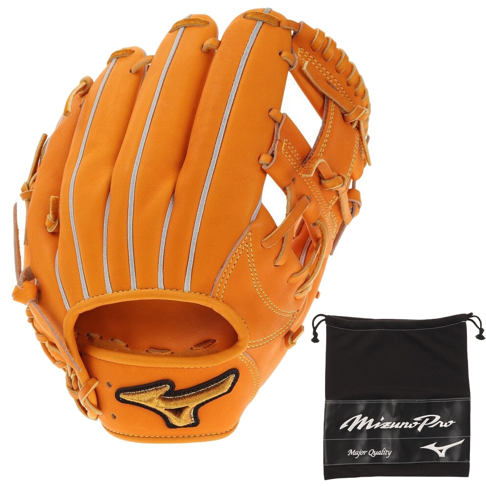 ミズノ（MIZUNO）（メンズ）硬式用グラブ ミズノプロ 内野手用 野球グローブ 一般 内野MM型 BSS 21AW 1AJGH25003 542  【お一人様一点まで】