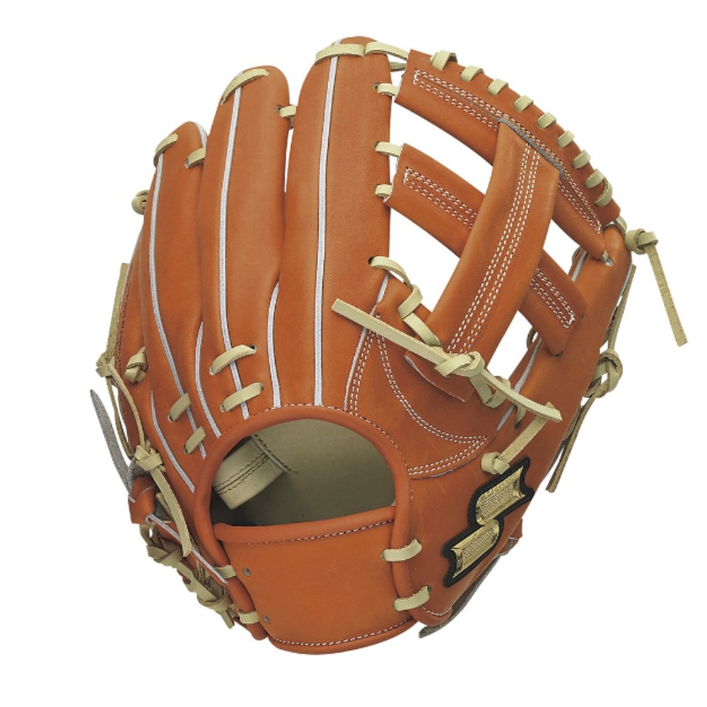 エスエスケイ（SSK）（メンズ）硬式用グラブ プロエッジアドヴァンスド 内野手用 野球グローブ 一般 PEAKT8445L22F-3512