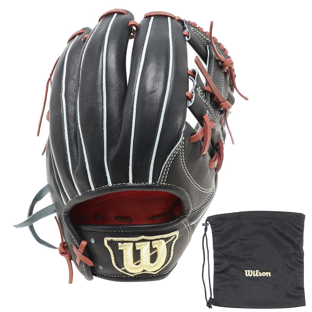 ウイルソン（Wilson）（メンズ）硬式用グラブ 内野手用 野球グローブ 一般 DUAL87 WBW100922