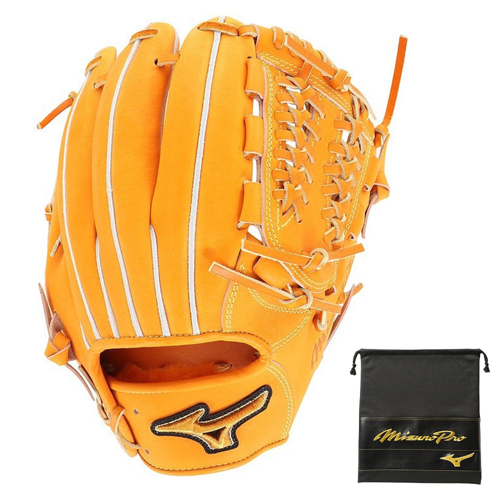 ミズノ（MIZUNO）（メンズ）硬式用グラブ 内野手用 野球グローブ 一般 ミズノプロ Crafted Edition 村上型 BSS  1AJGH28053 542【お一人様一点まで】