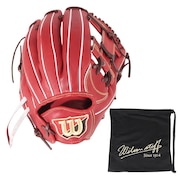 ウイルソン（Wilson）（メンズ）硬式用グラブ 内野手用 野球グローブ 一般 WS DUAL 1723型 WBW101704