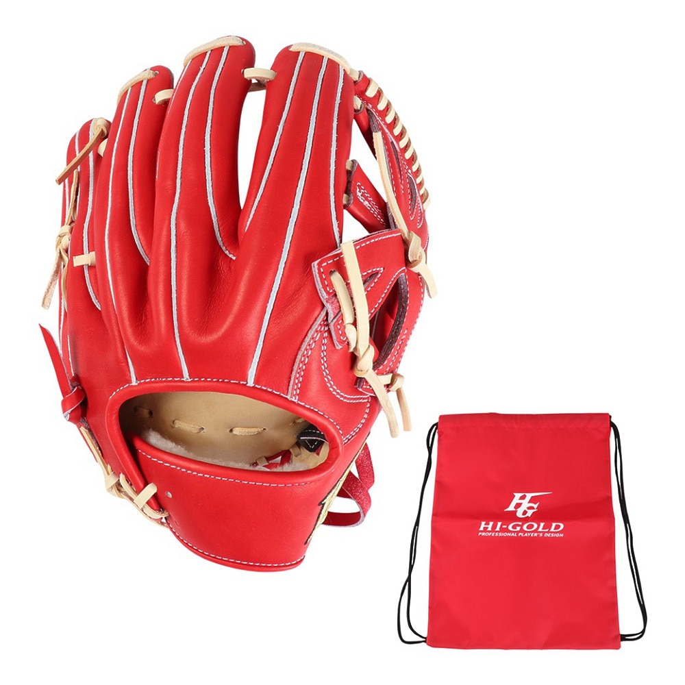 ハイゴールド（Hi-Gold）（メンズ）硬式用グラブ 三塁手・オールポジション用 野球グローブ 一般 技極 WKG-3295