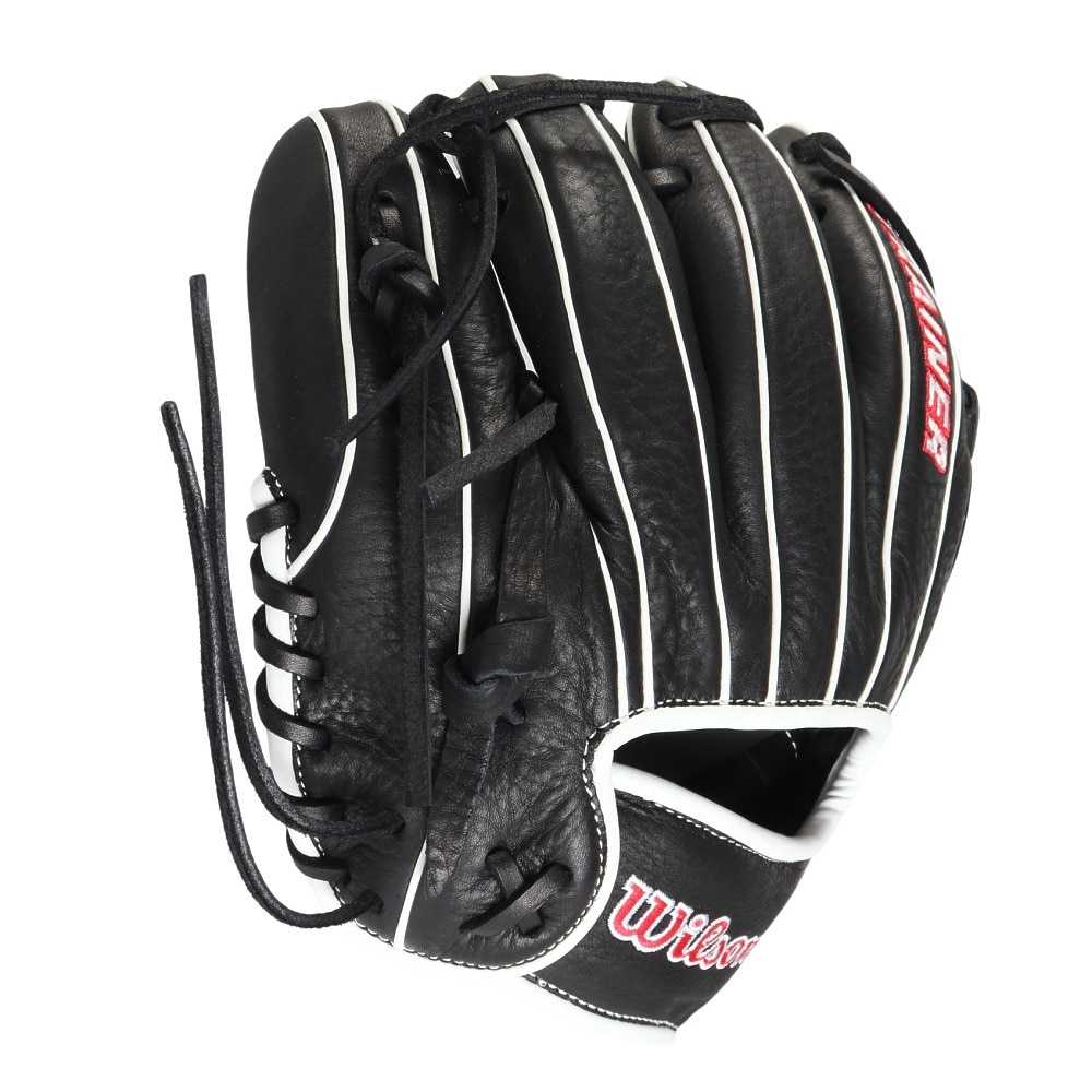 ウイルソン（Wilson）（メンズ）硬式用グラブ 内野手用 野球グローブ 一般 トレーナー デュアル WBW10090910
