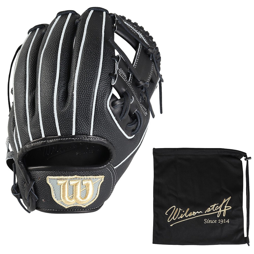 ウイルソン（Wilson）（メンズ）硬式用グラブ 内野手用 野球グローブ ウイルソン スタッフ デュアル 86型 WBW102308