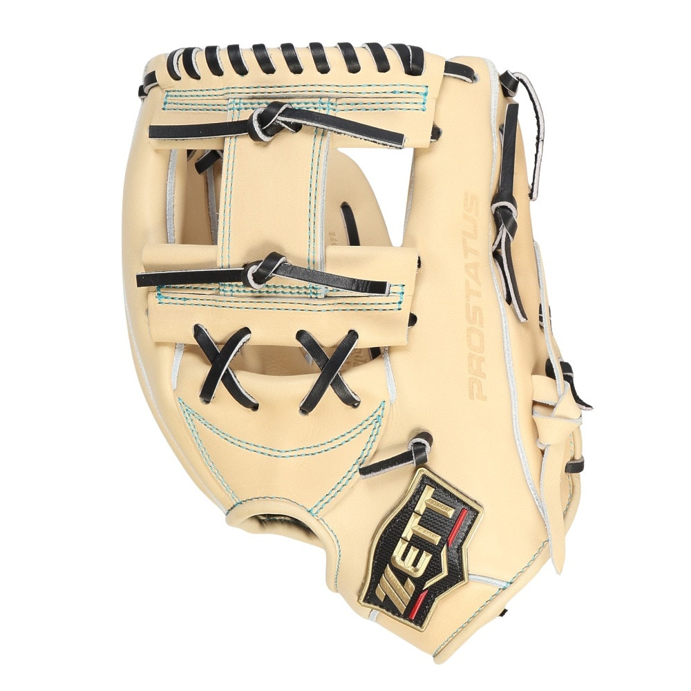 ゼット（ZETT）（メンズ）硬式用グラブ 二塁手遊撃手用 野球グローブ 一般 プロステイタスSE BPROG760S-3219