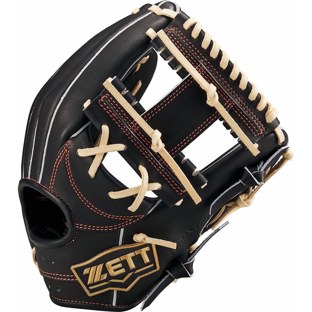 ゼット（ZETT）（メンズ）硬式用グラブ 内野手用 二塁手遊撃手用 ネオステイタス VL BPGB12410N-1932