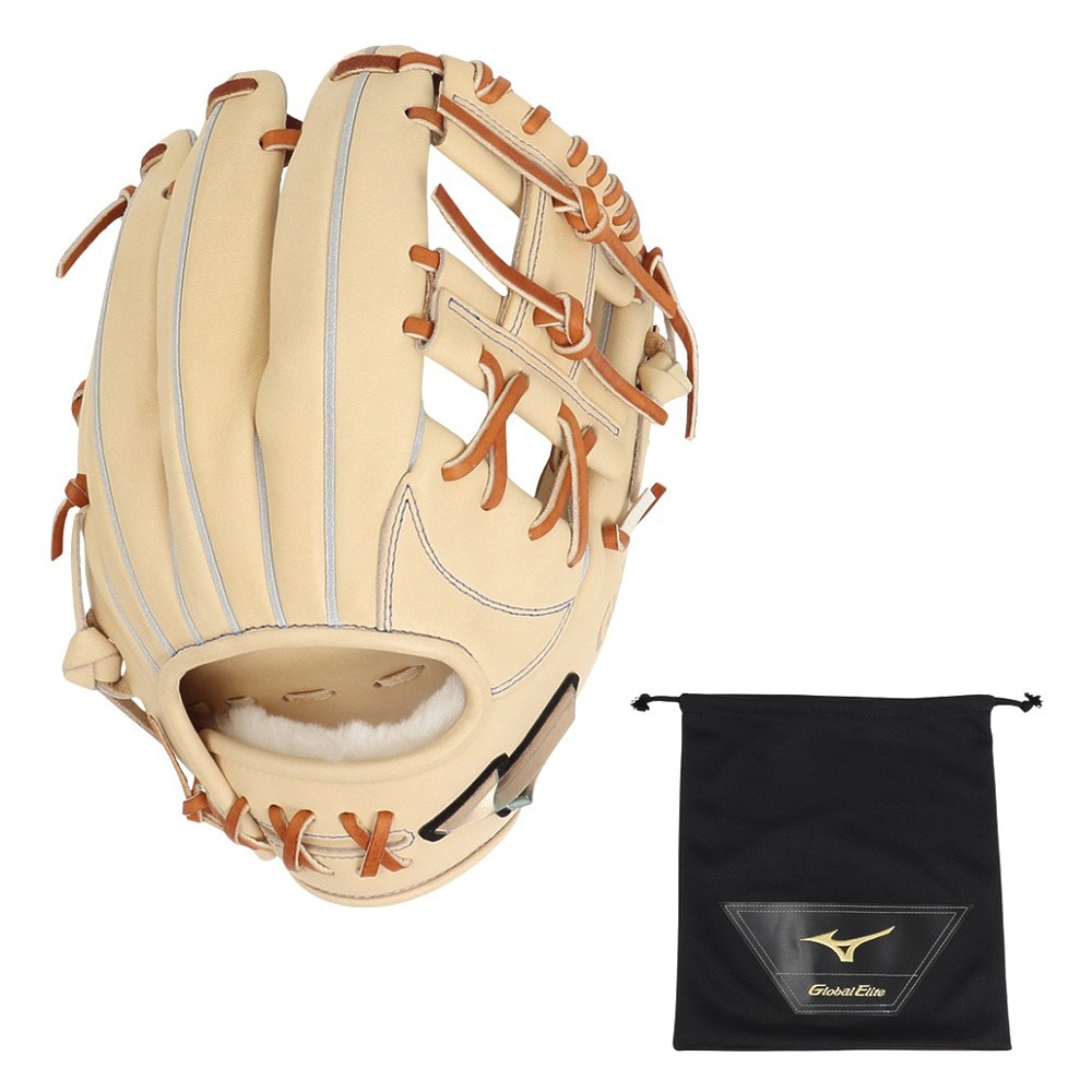 ミズノ（MIZUNO）（メンズ）硬式用グラブ 内野手用 野球グローブ 一般 グローバルエリート Hselection SIGNA AXI 1AJGH31403 8049