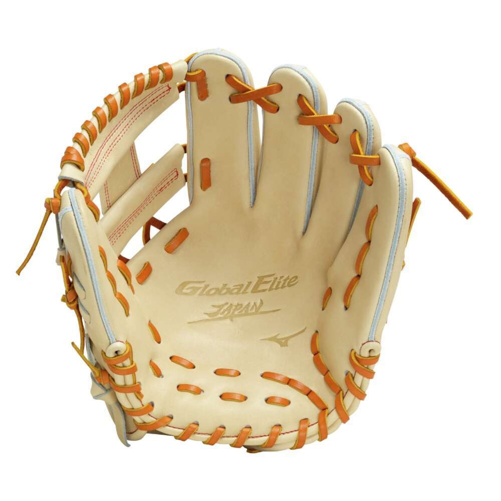 ミズノ（MIZUNO）（メンズ、レディース）硬式用グラブ 内野手用 野球グローブ 一般 グローバルエリート ジャパン サイズ9 1AJGH32313 8049