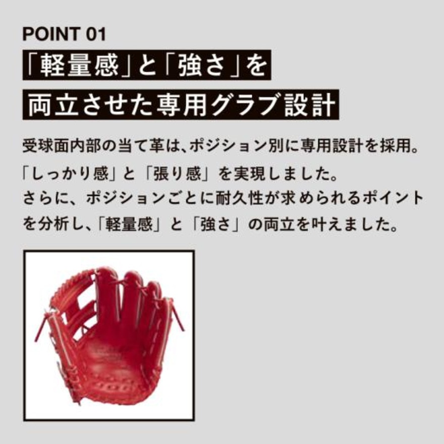 ミズノ（MIZUNO）（メンズ、レディース）硬式用グラブ 内野手用 野球グローブ 一般 グローバルエリート ジャパン サイズ9 1AJGH32313 8049