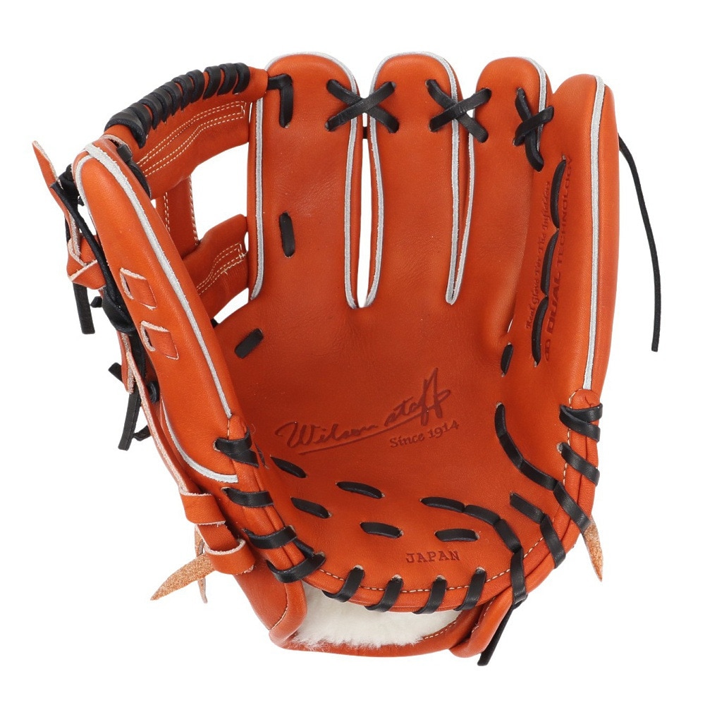 ウイルソン（Wilson）（メンズ）硬式用グラブ 内野手用 野球グローブ 一般 スタッフ DUAL DS WBW102892