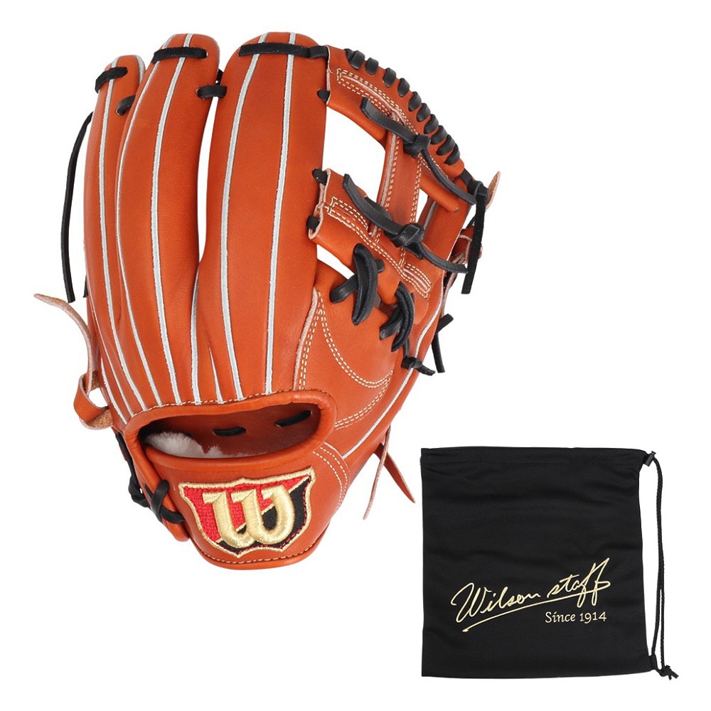 ウイルソン（Wilson）（メンズ）硬式用グラブ 内野手用 野球グローブ 一般 スタッフ DUAL DS WBW102892