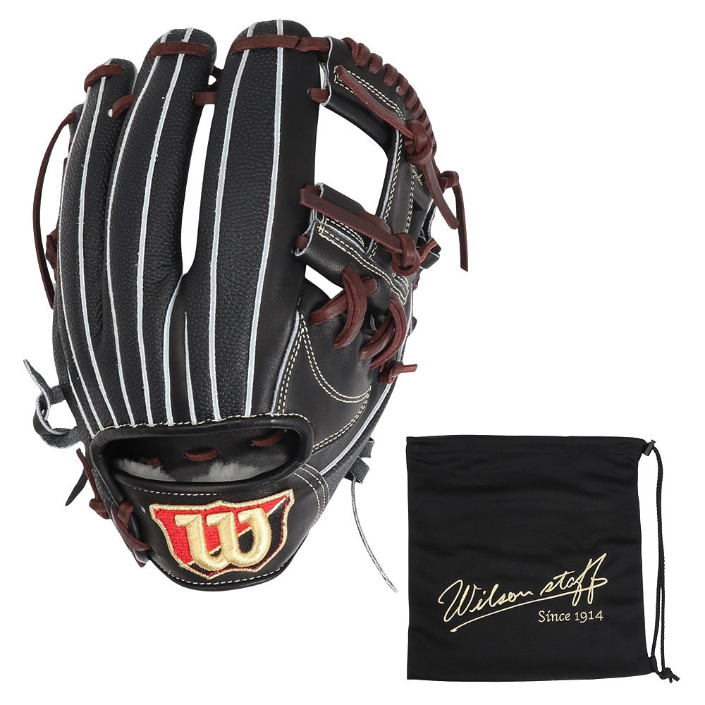 ウイルソン（Wilson）（メンズ）硬式用グラブ 内野手用 野球グローブ 一般 スタッフ DUAL DS WBW102894