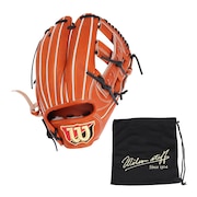 (メンズ)硬式用グラブ 内野手用 野球グローブ 一般 スタッフ デュアル D5型 WBW102895