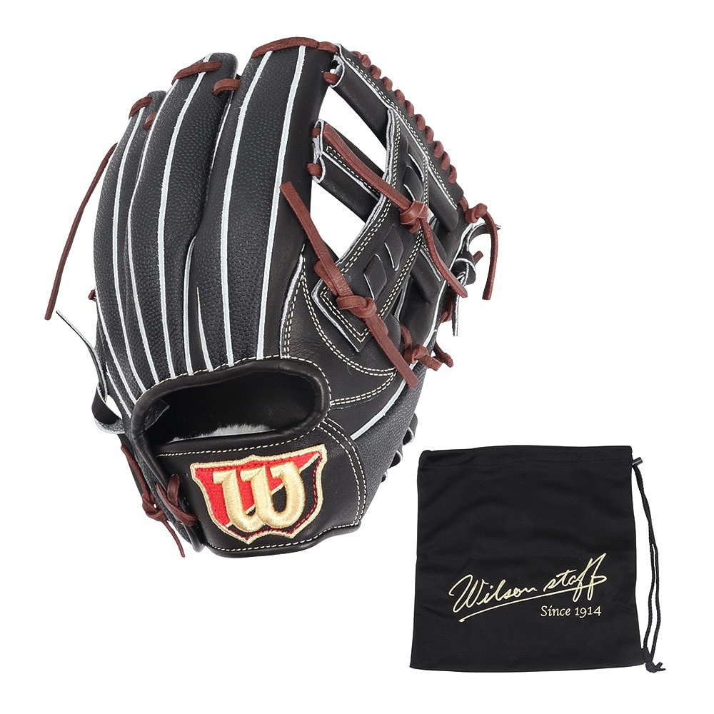 ウイルソン（Wilson）（メンズ）硬式用グラブ 内野手用 野球グローブ 一般 スタッフ デュアル D5型 WBW102897