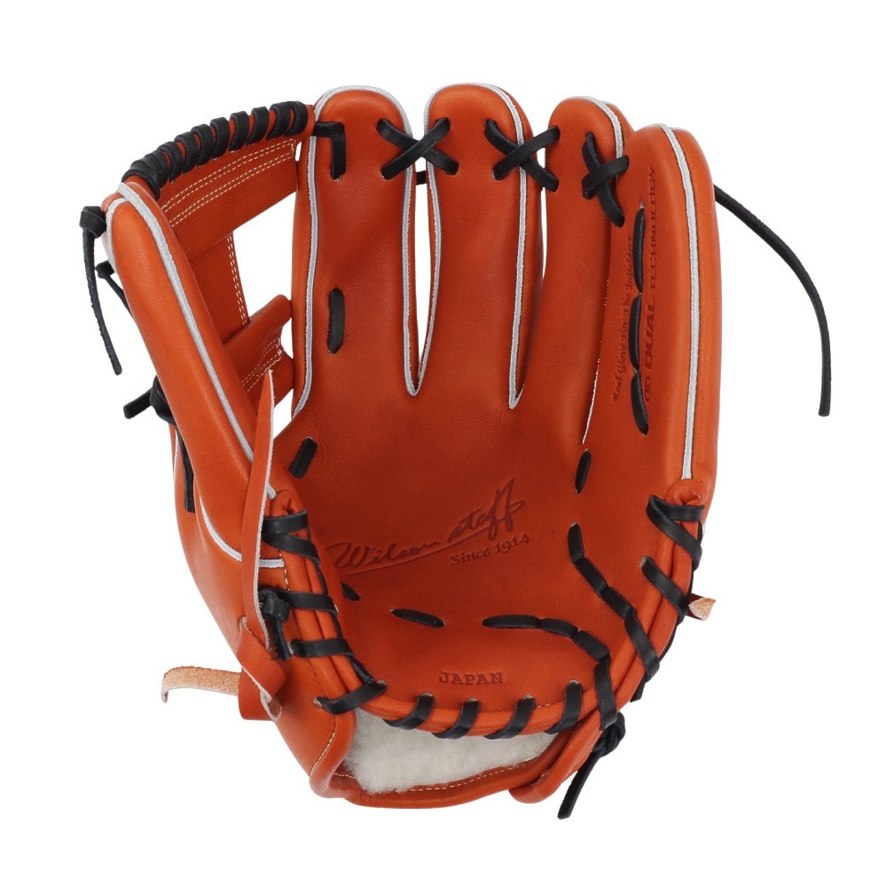 ウイルソン（Wilson）（メンズ）硬式用グラブ 内野手用 野球グローブ 一般 DUAL 1723型 WBW102907