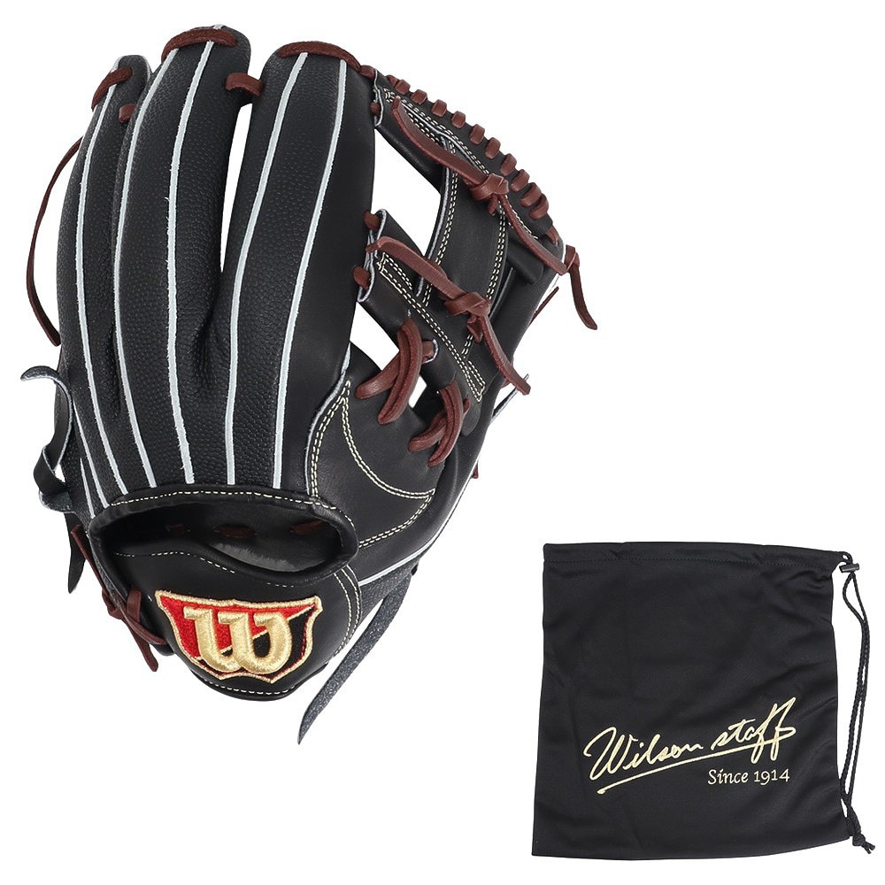 ウイルソン（Wilson）（メンズ）硬式用グラブ 内野手用 野球グローブ 一般 DUAL 1723型 WBW102909