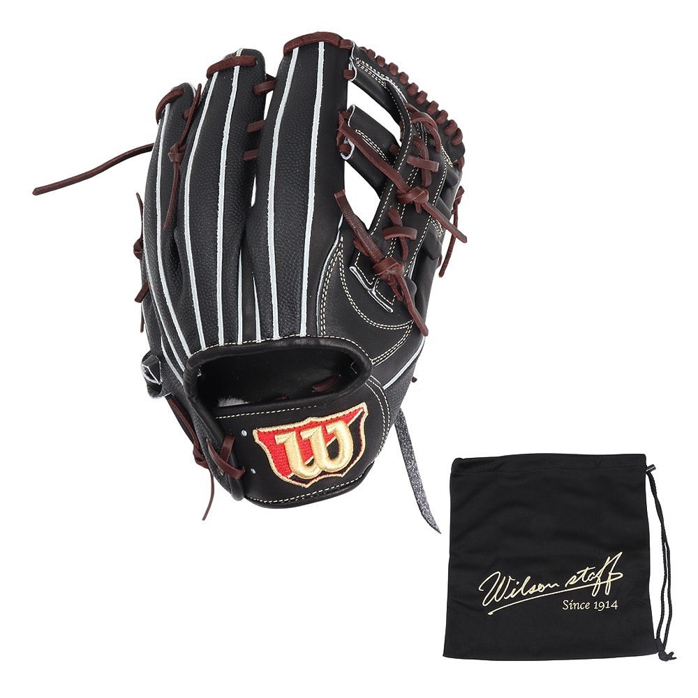 ウイルソン（Wilson）（メンズ）硬式用グラブ 内野手用 野球グローブ 一般 スタッフ デュアル ユーティリティ用 1795型 WBW102912