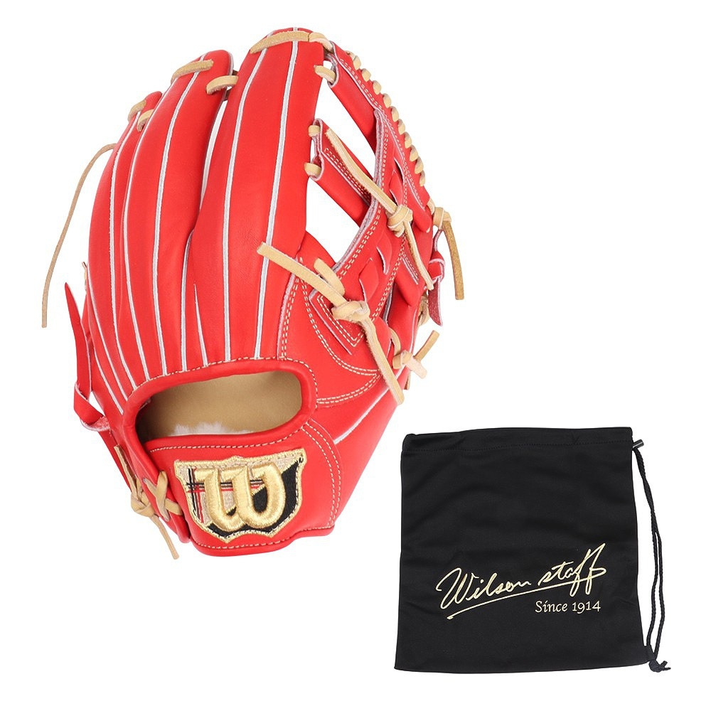 ウイルソン（Wilson）（メンズ）硬式用グラブ 内野手用 野球グローブ 一般 スタッフ デュアル D5型 WBW103247