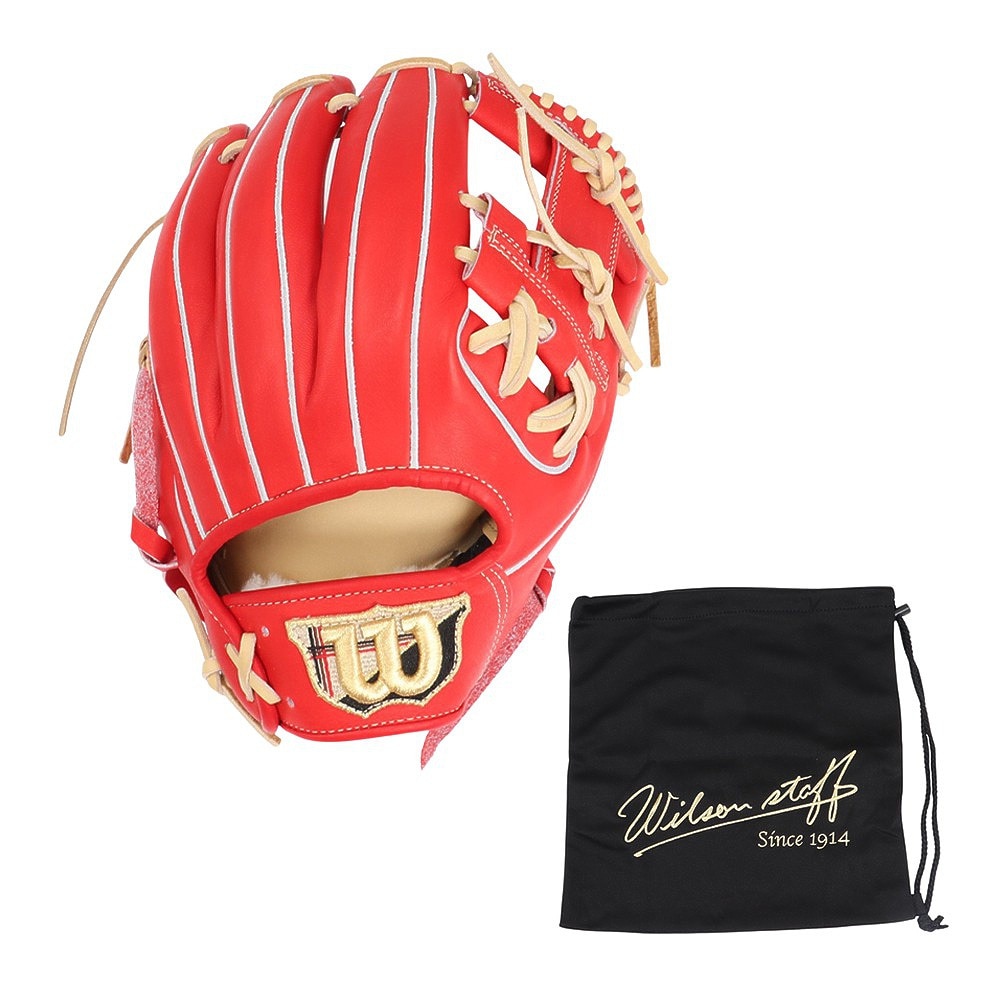 ウイルソン（Wilson）（メンズ）硬式用グラブ 内野手用 野球グローブ 一般 スタッフ デュアル 86型 WBW103249