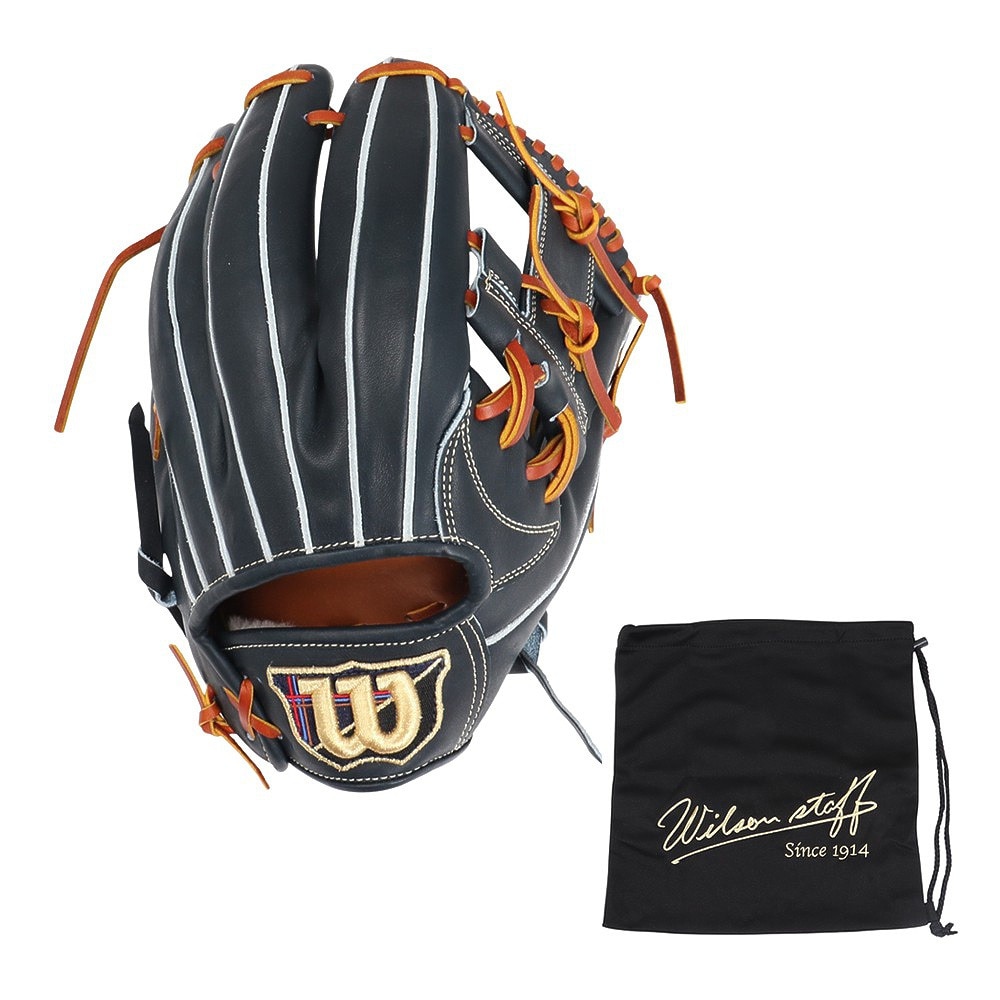 ウイルソン（Wilson）（メンズ）硬式用グラブ 内野手用 野球グローブ 一般 スタッフ デュアル 87型 WBW103252