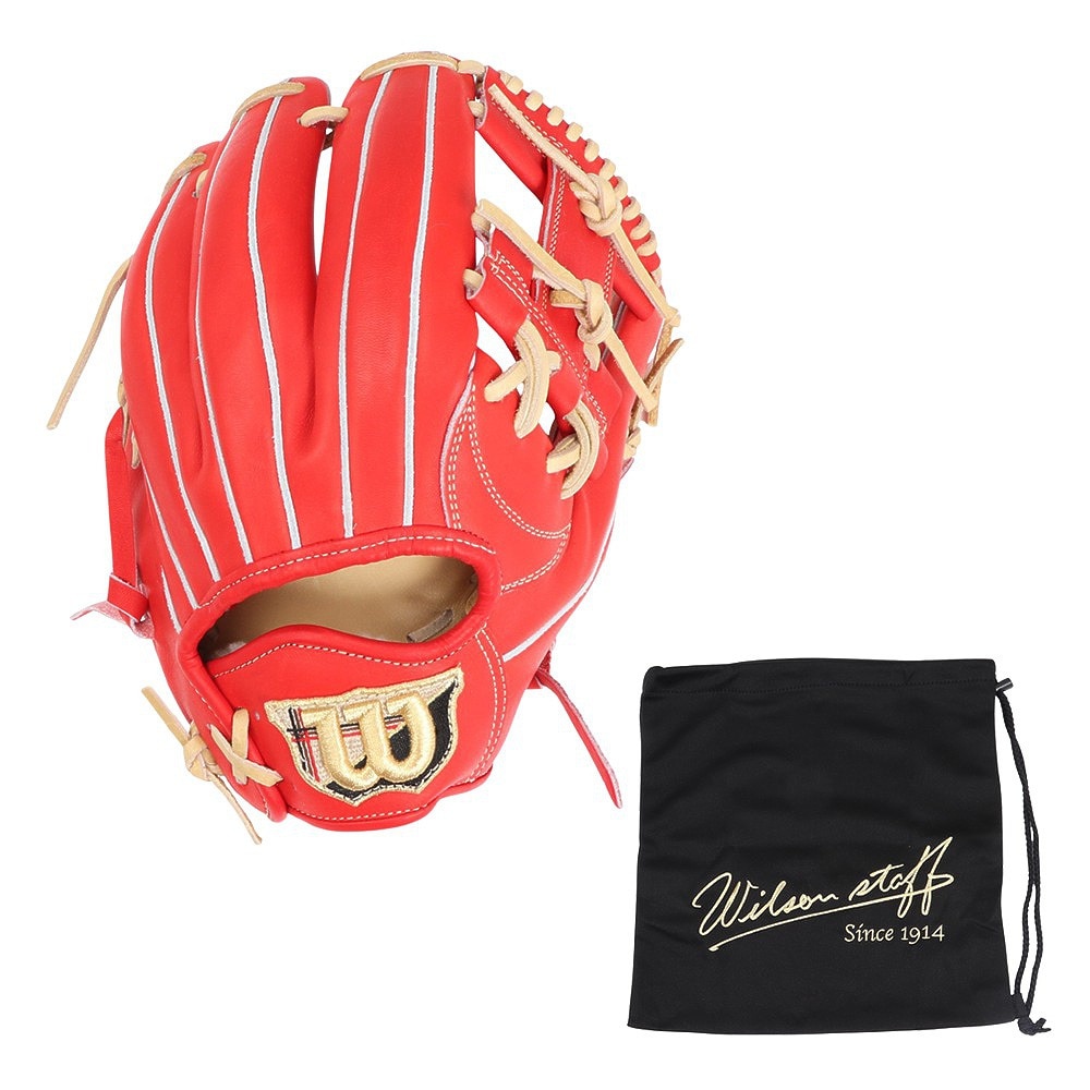 ウイルソン（Wilson）（メンズ）硬式用グラブ 内野手用 野球グローブ 一般 スタッフ デュアル 1723型 WBW103253