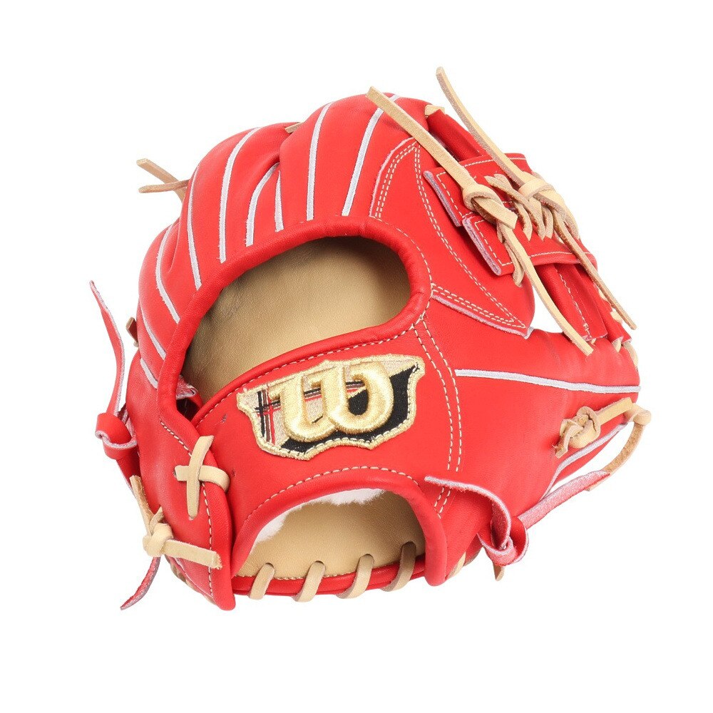 ウイルソン（Wilson）（メンズ）硬式用グラブ 内野手用 ユーティリティー用 野球グローブ 一般 スタッフ デュアル 1795型 WBW103255