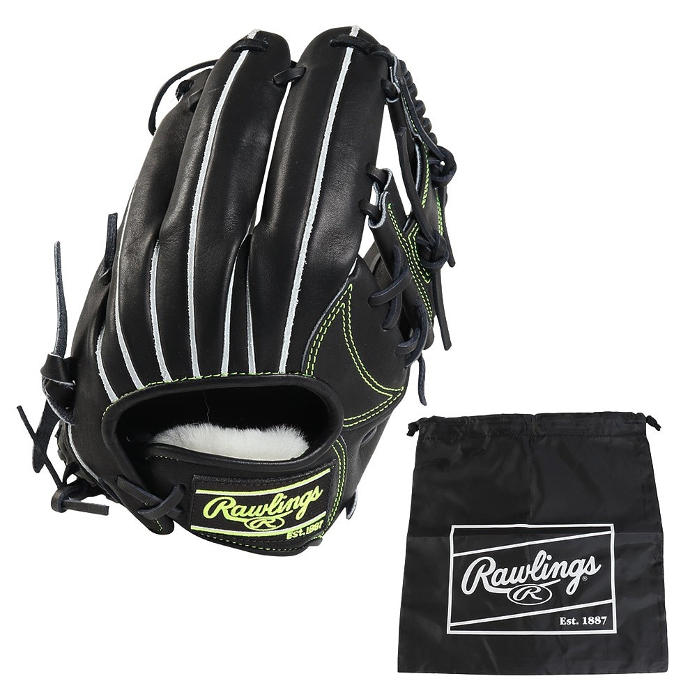 ローリングス（Rawlings）（メンズ、レディース）硬式用グラブ 内野手用 野球グローブ 一般 HOH ライジングスター COMB GH5HRN6X0-B