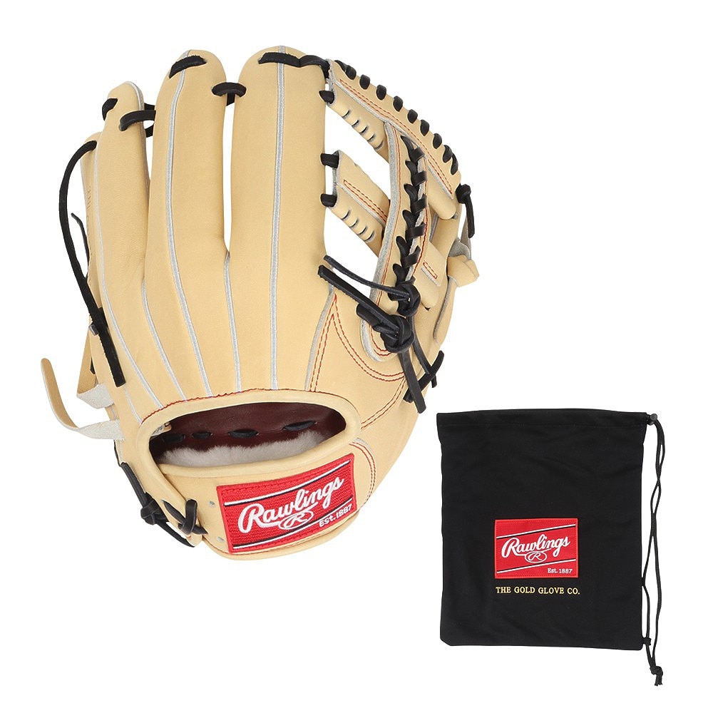 ローリングス（Rawlings）（メンズ）硬式用グラブ 内野手用 野球グローブ 一般 プロプリファード CK4 GH4PRCK4-CAM