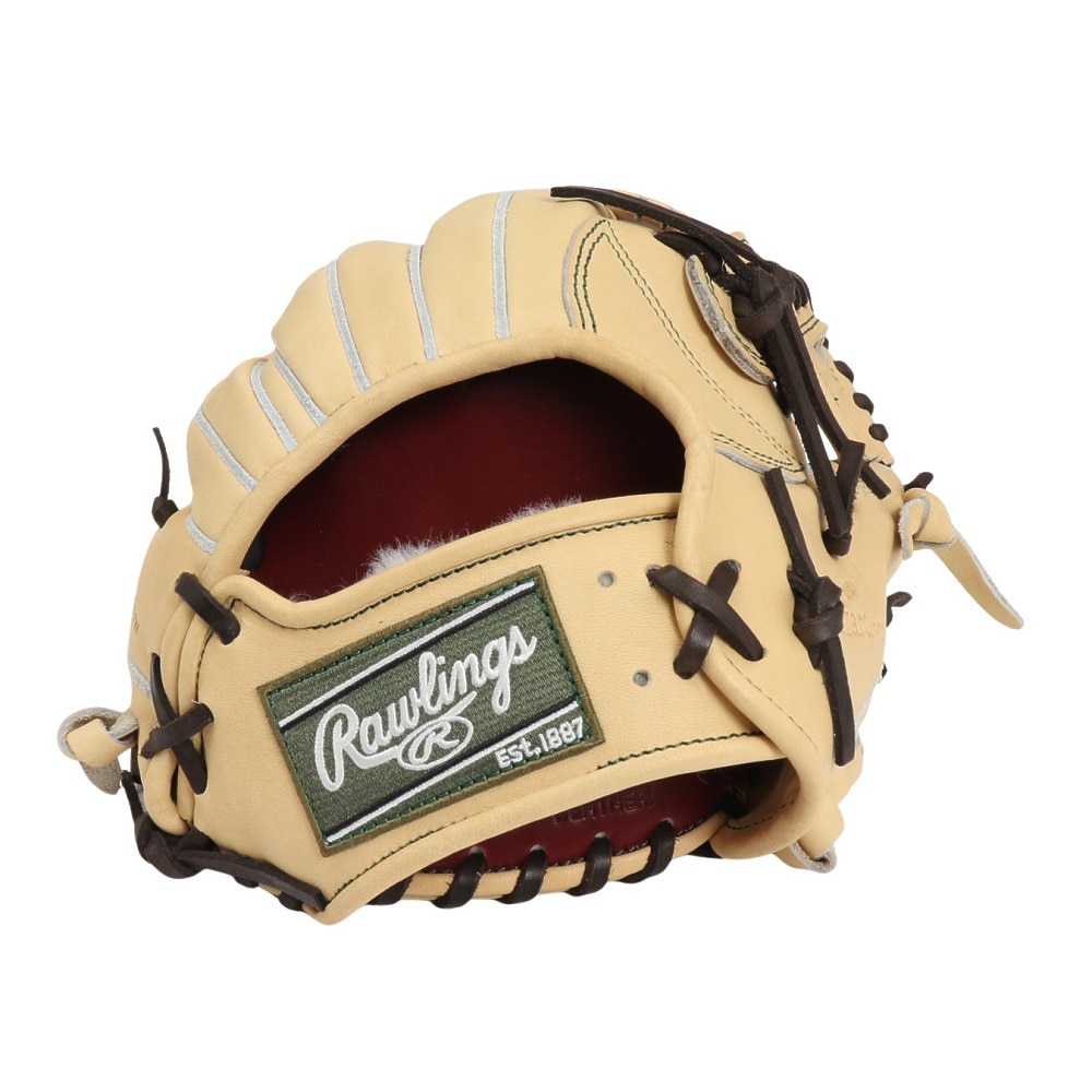 ローリングス（Rawlings）（メンズ）硬式用グラブ 内野手用 野球グローブ 一般 プロプリウィザード GH5FPW2CK4MG-CAM