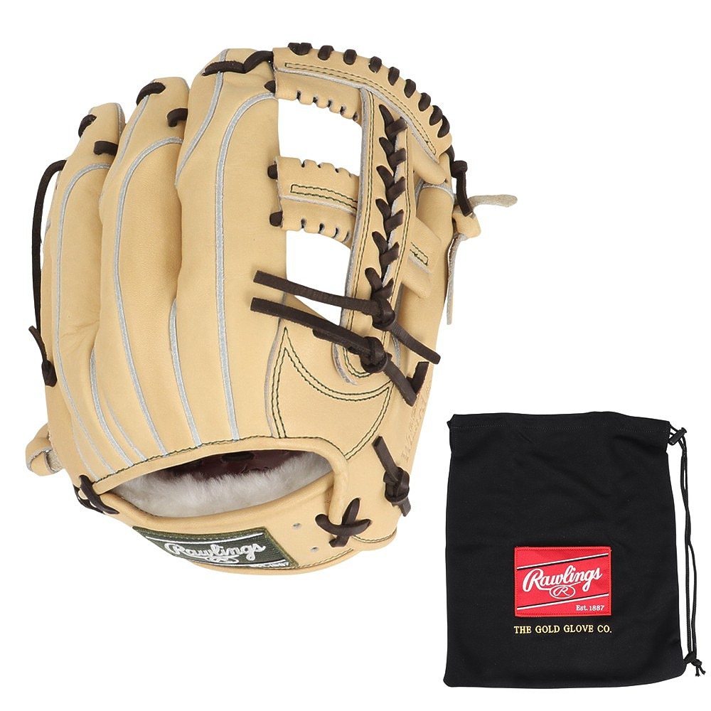 ローリングス（Rawlings）（メンズ）硬式用グラブ 内野手用 野球グローブ 一般 プロプリウィザード GH5FPW2CK4MG-CAM