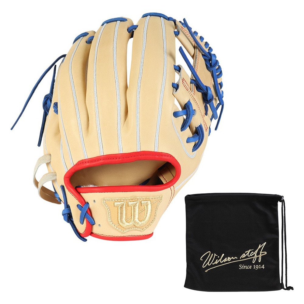 ウイルソン（Wilson）（メンズ）硬式用グラブ 内野手用 野球グローブ 一般 DUAL 86型 ムーキー・ベッツ WBW104554