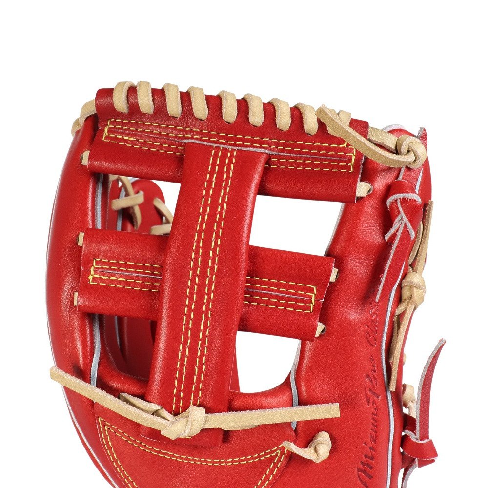 ミズノプロ　グローブ　硬式内野手用　レッド　即戦力　グラブ ミズノ（MIZUNO）（メンズ）硬式用グラブ 内野手用 野球グローブ 一般