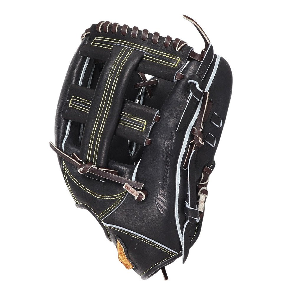 Mizuno 内野用グローブ 黒 ミズノ（MIZUNO）（メンズ）硬式用グラブ 内野手用 野球グローブ 一般