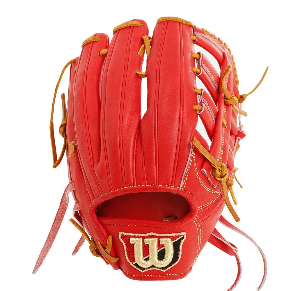 ＜スーパースポーツ ゼビオ＞ 野球 硬式 グラブ Wilson Staff DUAL 外野手用 8D WTAHWQD8D22 収納袋付 オンライン価格